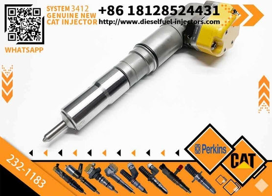 Diesel Engine Common Rail Fuel Injector for CAT 3408 3412 Excavator Parts 232-1173 232-1183 232-1168 174-7528 174-7526