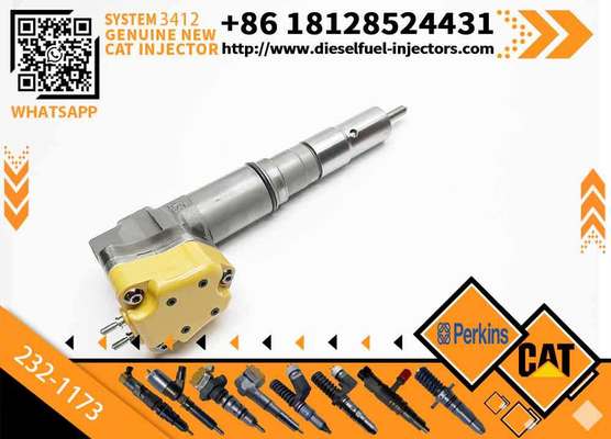 Common Rail Fuel Injector Excavator Parts Engine 3408 3412 Fule Injetor 232-1173 232-1183 232-1168 174-7528 174-7526 for CAT